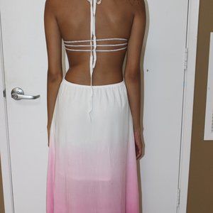 Pink Ombre Maxi Dress